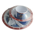 5PCS Melamine Kids Dinner Set avec Logo